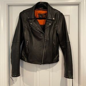 Used first classics genuine leather jacket